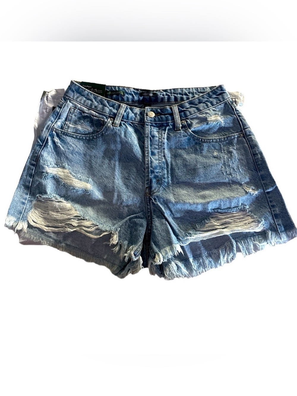 Wild Fable target brand women’s light wash distressed denim shorts